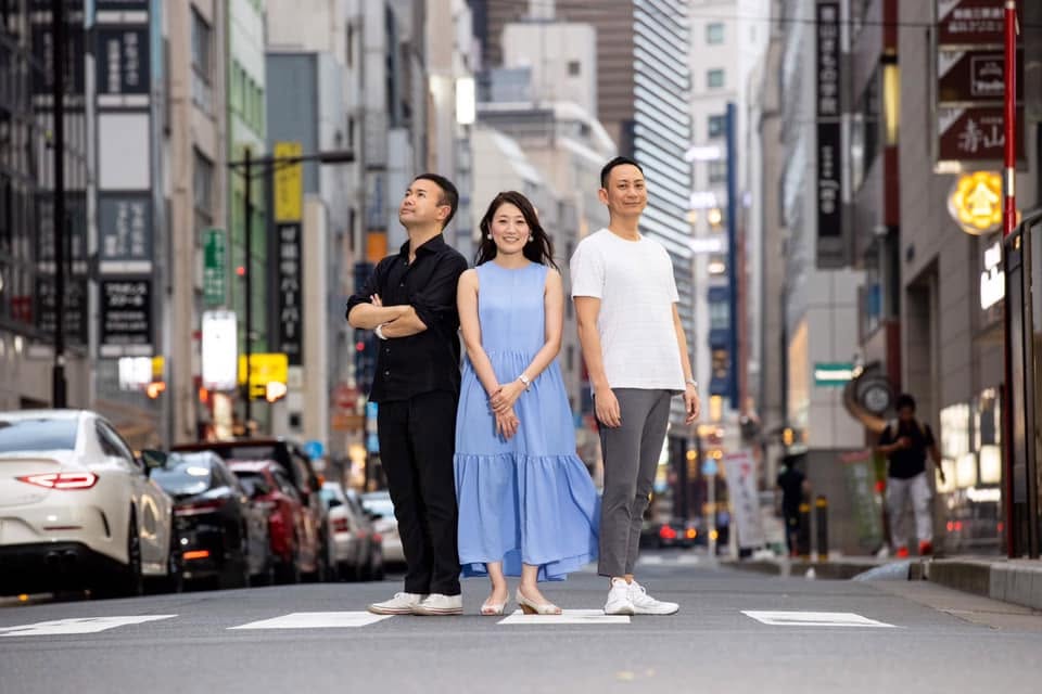 3人の人物ポートレート
